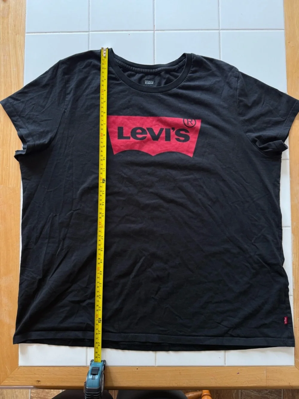 Levi’s Black & Red Logo T Shirt Size XXL - Picture 7 of 7